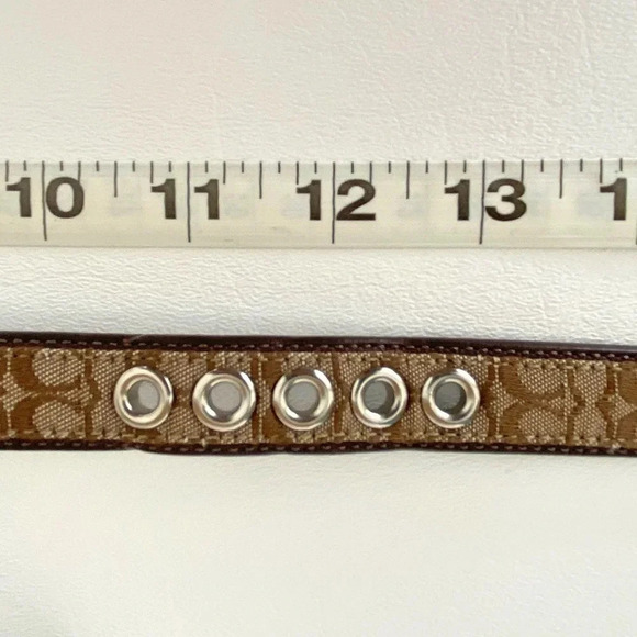 Coach Small Puppy Dog Collar & Matching Leash Set - Picture 9 of 13